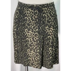 50% OFF AB Studio Skirt Leopard Animal Print Mini Petite